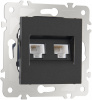 Розетка Arte Milano Am-203 203.44-1.black