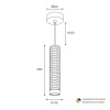 Подвесной светильник Wsl-Gu10 WSL-GU10/P10BG