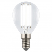 Лампочка светодиодная Яркая A++ LED-G45-4W/4000K/E14/CL GLY01TR
