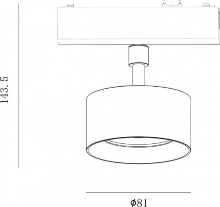 Трековый светильник SLIM SL-SLIM-FTSWH-10-CCT