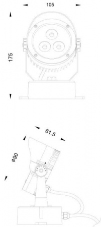 Прожектор уличный Power Spot 730283
