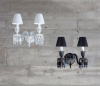 Бра Baccarat style ZZ86303BK-2W