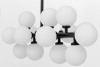 Люстра на штанге LUMINA DECO Marsiada LDP 6033-16 BK