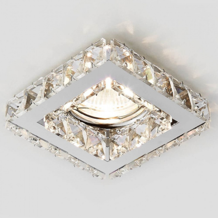 Встраиваемый светильник Ambrella Crystal K110 CL/CH