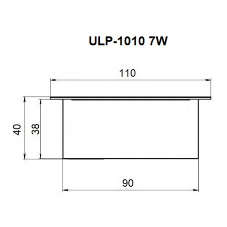 Точечный светильник Grilyato Mini ULP-1010 42W/4000К IP40 GRILYATO OPAL WHITE KIT06