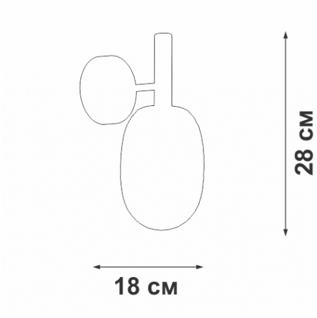 Бра V2554-1/1A