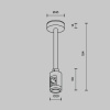Крепление потолочное Accessories for tracks Flarity TRA156C-SL1-PT