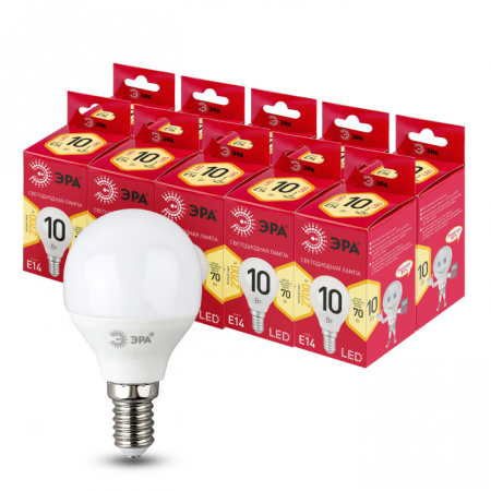Лампочка светодиодная LED P45-10W-827-E14 R