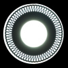 Встраиваемый светильник Reluce 63903-9.0-001RD LED3+3W BK
