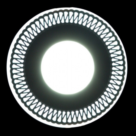 Встраиваемый светильник Reluce 63903-9.0-001RD LED3+3W BK