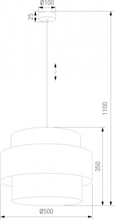 Светильник подвесной TK Lighting Calisto 5099 Calisto