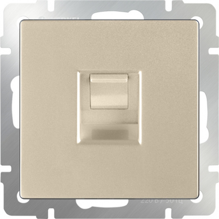 Розетка Werkel W1181011/ Розетка Ethernet RJ-45 (шампань)