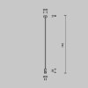 Крепление потолочное Accessories for tracks Flarity TRA159C-S1-PT