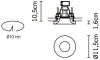 Точечный светильник Faretti D27F0501