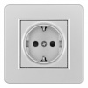 Розетка SET16-1 SET16-1-40-1 silver