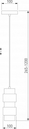 Подвесной светильник Eurosvet Mark a058954