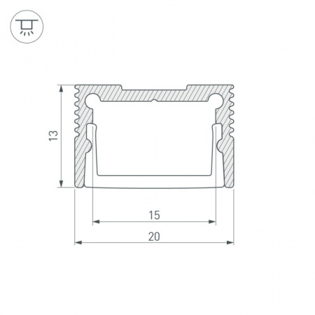 Профиль SL-SLIM 036036
