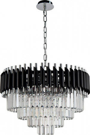 Подвесная люстра Natali Kovaltseva Darian DARIAN 76017/10C CHROME BLACK