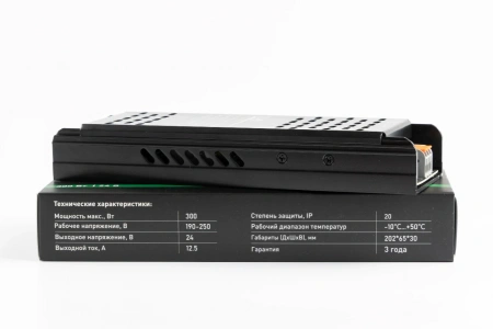 Блок питания HZ-24V300W 200.3×60.7×30.3 мм HZ-300-24