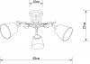 Потолочная люстра Glassy A5078PL-3BK