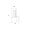 Уличный настенный светильник Elektrostandard Apart 35193/W