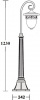 Наземный фонарь KRAKOV 1 L 87207L Gb