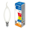 Лампочка светодиодная филаментная Optima Филамент LED-CW35-7W/3000K/E14/FR/SLF