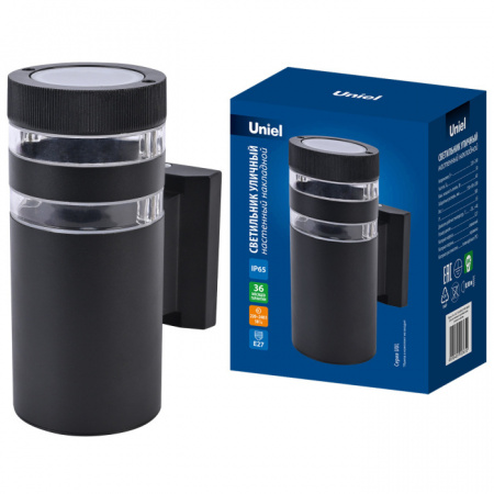 Настенный светильник уличный UUL-S19A 60W/E27 IP65 BLACK
