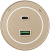 Трековая розетка Arte Milano Am-track-sockets-39 399732TS/USB-Type-C Gold