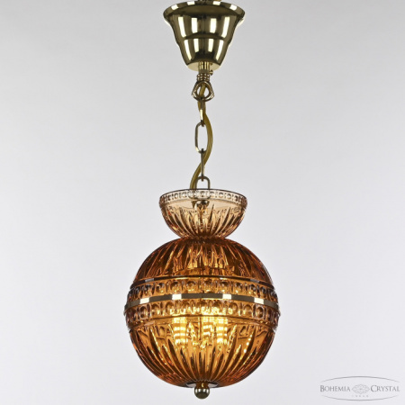 Светильник подвесной Bohemia Ivele 5480 5480/17 G Amber/M-1G