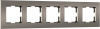 Рамка Slab бронза софт W0052963