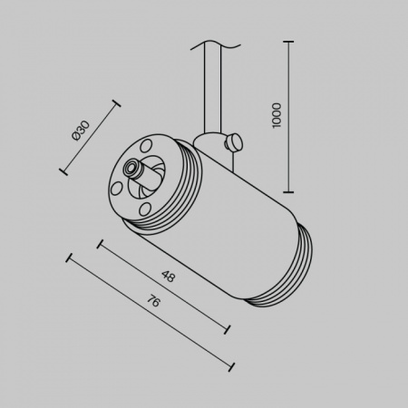Коннектор прямой Accessories for system Shelf CA013IC-P-B