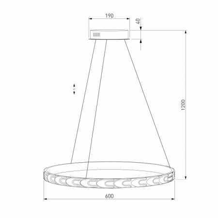 Подвесной светильник Eurosvet Chain 90163/1 сатин-никель
