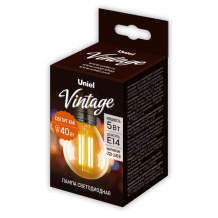 Лампочка светодиодная Vintage LED-G45-5W/GOLDEN/E14 GLV21GO