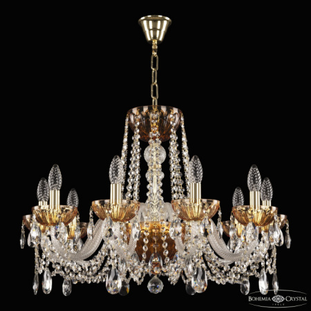 Подвесная люстра Bohemia Ivele 5402 5402/10/240 G Amber/M-1H