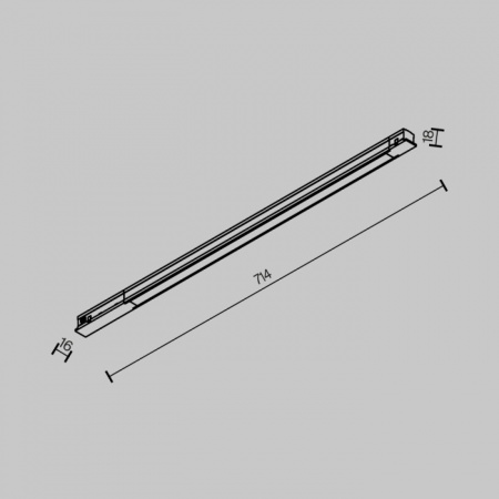 Трековый светильник Basis TR231-2-15W3K-B