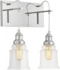 Бра Moletti LDW 6844-2 CHR+PR