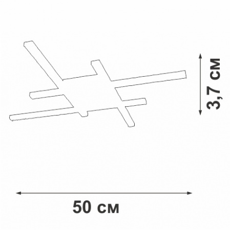 Потолочная люстра V2098-1/4PL