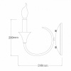 Настенное бра MW Light Консуэлло 614023301