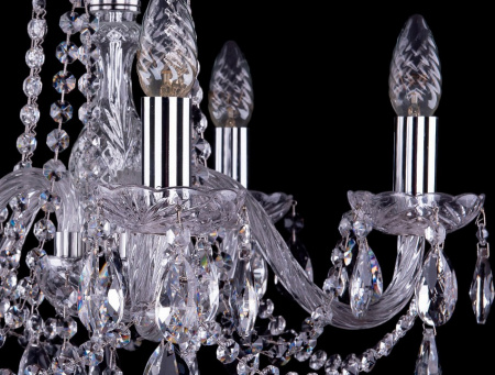 Подвесная люстра Bohemia Ivele Crystal 1402 1402/5/160/Ni
