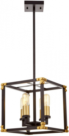 Подвесная люстра LDP 1140-4 BK+MD