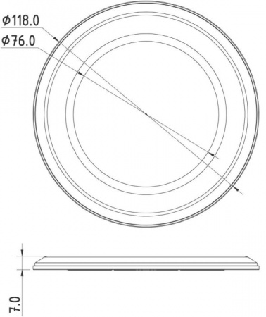 Потолочный светильник Flat 565137