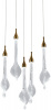 Светильник подвесной Delight Collection OD2433 OD2433-5 gold/clear