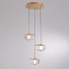 Светильник подвесной Delight Collection MD24020901 MD24020901-3A gold/cognac