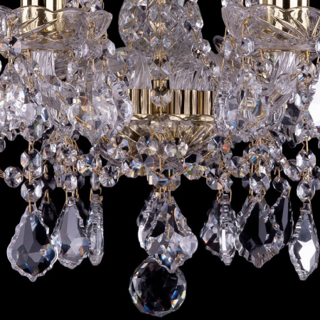 Подвесная люстра Bohemia Ivele Crystal 1413 1413/6/141/G/Leafs