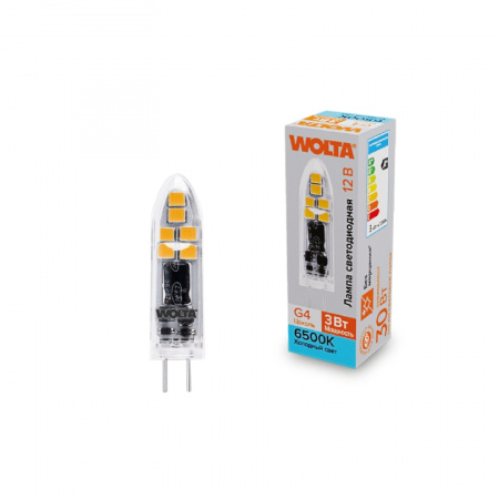 Лампочка светодиодная WSTD-JC-12V3W6KG4-P