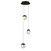 Подвесной светильник MD24001033 MD24001033-3A black/clear