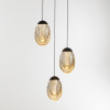 Светильник подвесной Delight Collection MD25090022 MD25090022-3A matt black/champagne