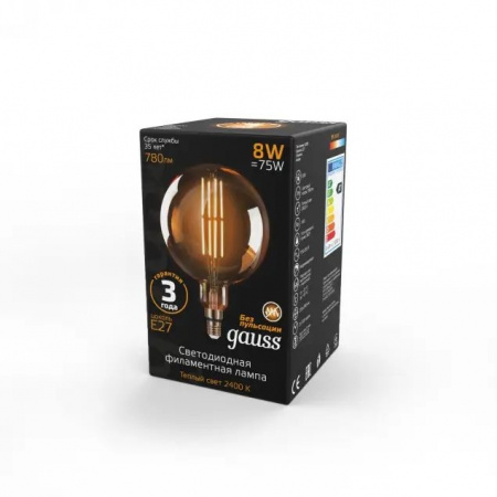 Лампочка светодиодная филаментная Filament 153802008