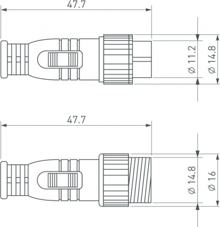 Заглушка LINE WALLWASHER 042610
